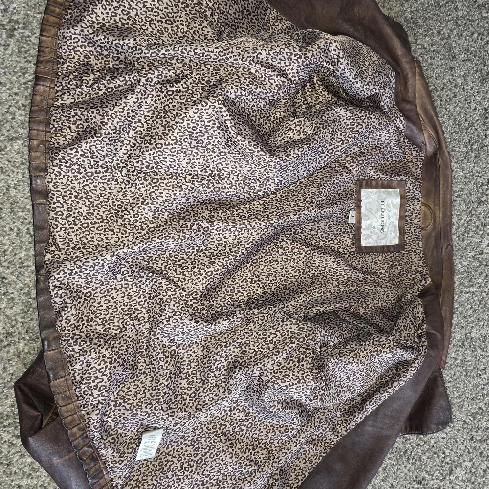 Maurices Dark Brown Leather Jacket - Picture 4 of 7